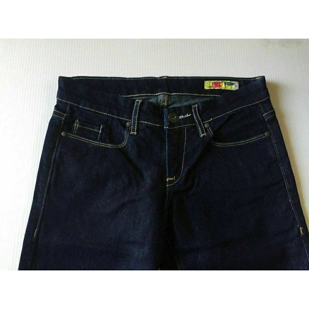 Blank Blue Denim Straight leg Low rise Jeans - Picture 9 of 10